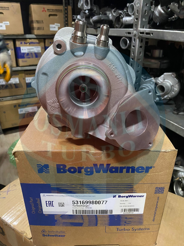 ORJİNAL TURBO 53169980077 TURBO BMW N47 F20 F30 F10  BÜYÜK OLAN 11657823258
