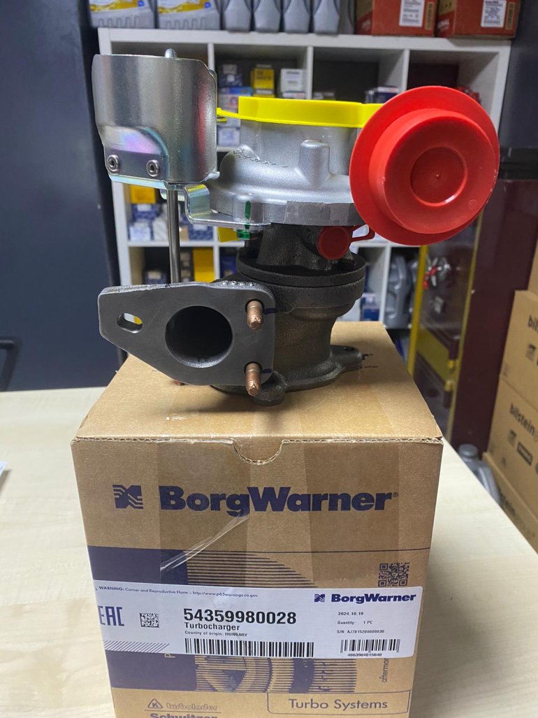 ORJİNAL TURBO 54359980028 TURBO CLIO   SYMBOL  KANGO  MEGAN FLUENCE  LOGAN   LODGY 1.5 DCİ EURO 5 2 CİVATALI