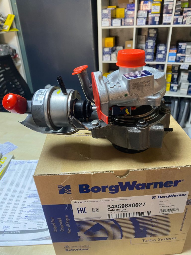 ORJİNAL TURBO 54359880027  FİAT LİNEA  OPEL ASTRA  1.3 95HP 2012 EURO 5