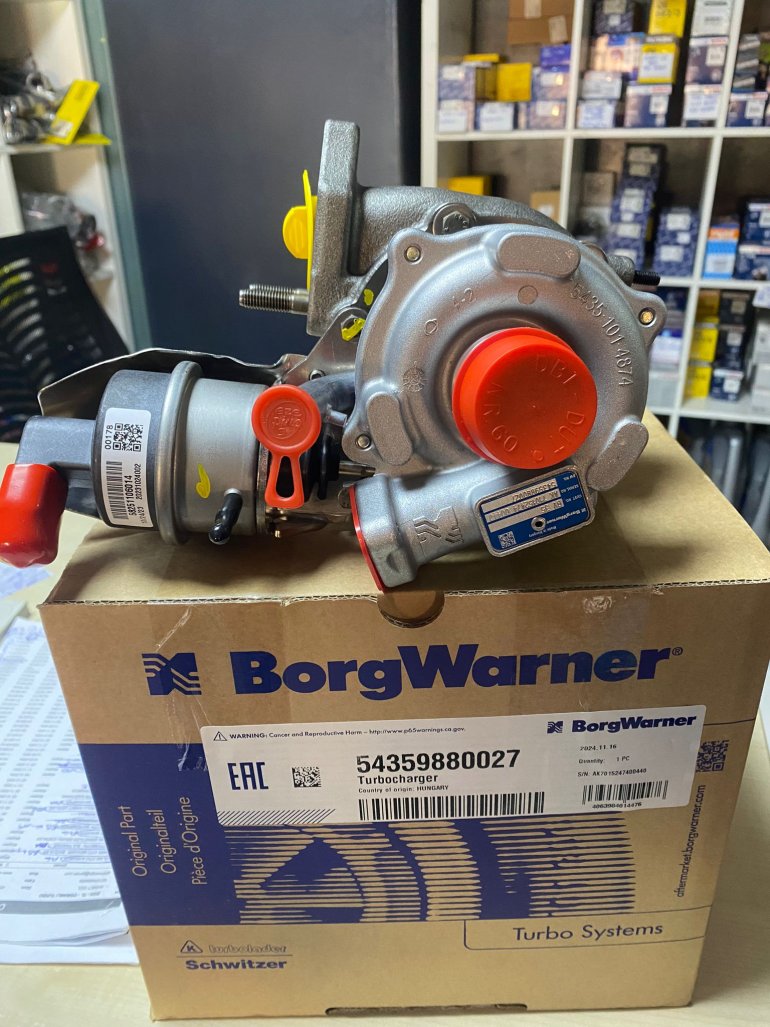 ORJİNAL TURBO 54359880027  FİAT LİNEA  OPEL ASTRA  1.3 95HP 2012 EURO 5