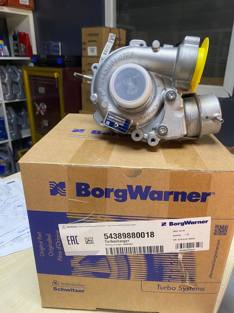 ORJİNAL TURBO 54389880018   RENAULT  MERCEDES  NİSSAN  1.6 DCİ