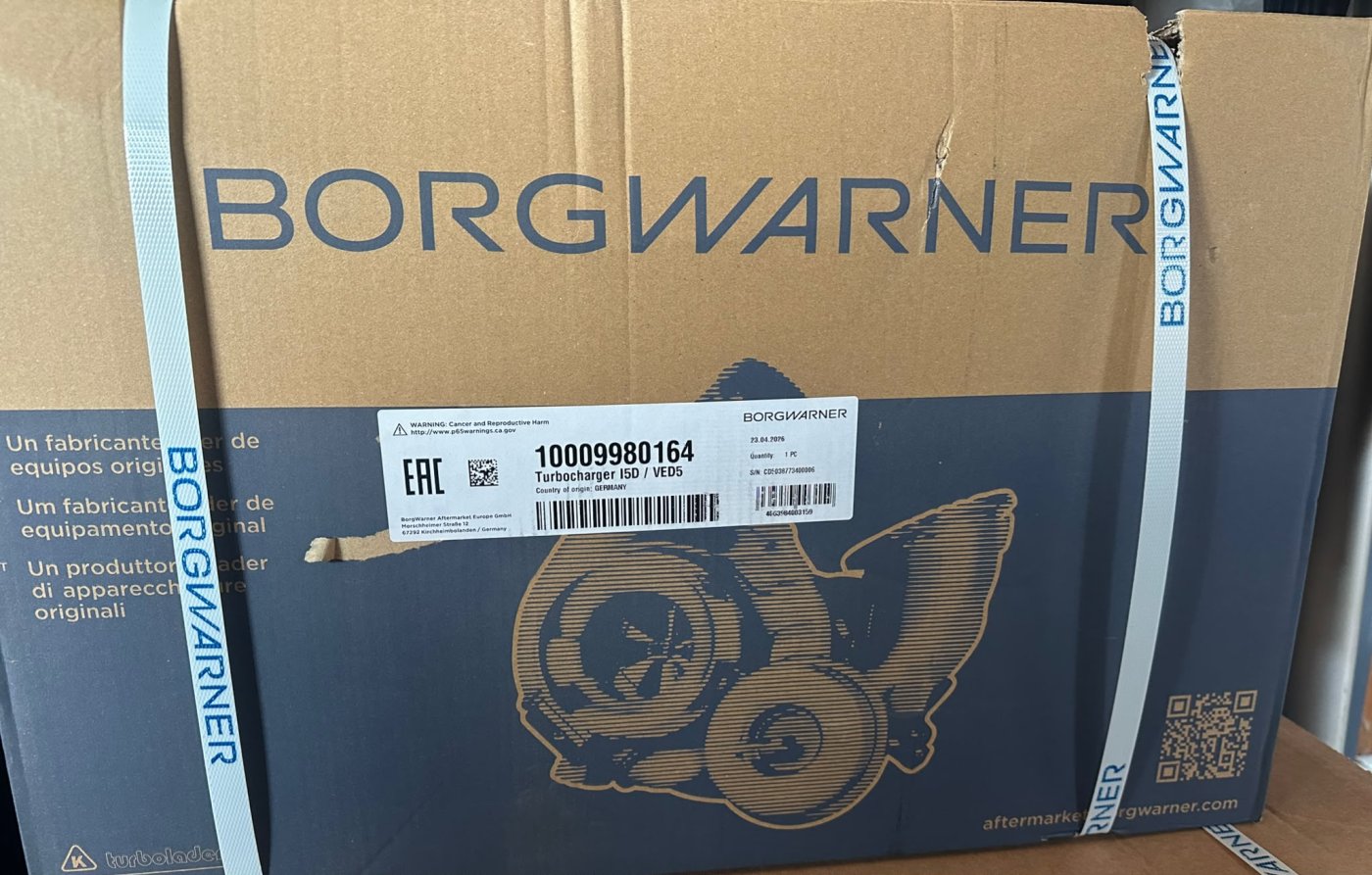 10009980164  TURBO VOLVO E60 E80 XC60 XC70 2007-