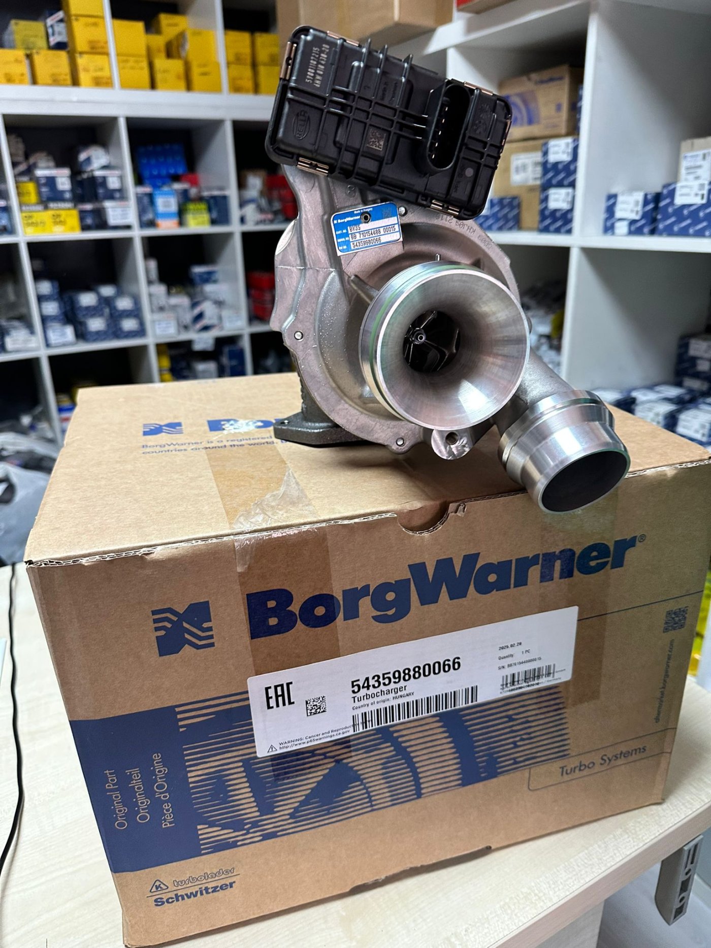  54359880066 ORJINAL  TURBO AURIS AVANSIS VERSO 1.6 D4D 2014 >112PS