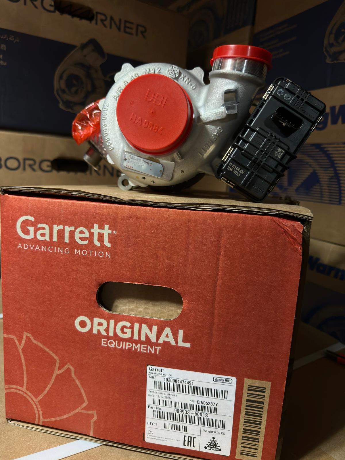 909933-5001S  TURBO MERCEDES  A220D ,B247,C220 ,CLA220 , E220,GLB220 ,GLC220 POLO 250 CDİ W247 VİTO 2019- 190-194PS 859748,804801,902035